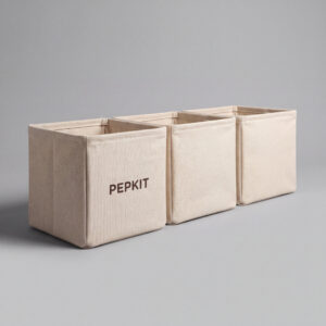 Fabric Bin, Set of Three